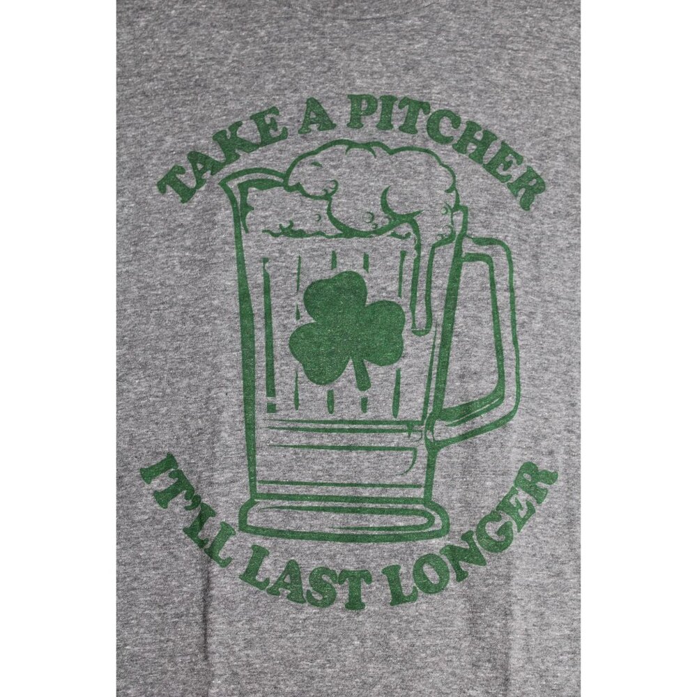 Fifth Sun St. Patrick's Irish Grey Tee Shirt Men's Medium